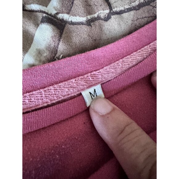 🌸3/$15🌸Long Sleeve Mauve Crop Top Athletic Shirt with Thumb Holes sz M - Picture 5 of 6